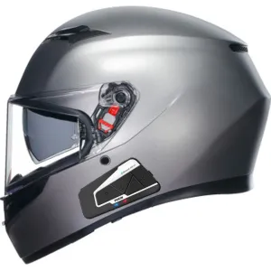 AGV K3 Full Face Bluetooth Helmet Matte Rodio Gray