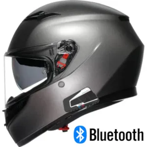 AGV K3 Full Face Bluetooth Helmet Mono Matte Luna Gray