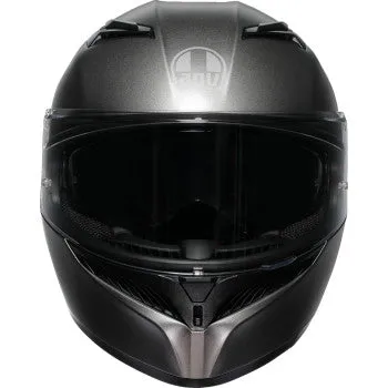 AGV K3 Full Face Bluetooth Helmet Mono Matte Luna Gray