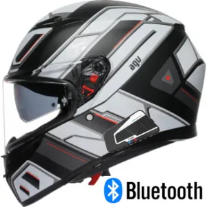 AGV K3 Full Face Bluetooth Helmet Rivia Matte Black/White