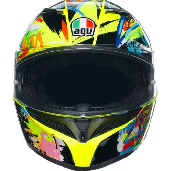 AGV K3 Full Face Bluetooth Helmet Rossi Winter Test 2019