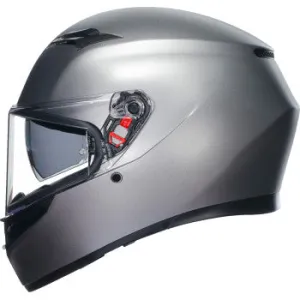 AGV K3 Full Face Helmet Matte Rodio Gray