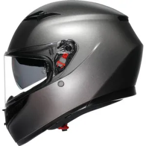 AGV K3 Full Face Helmet  Mono Matte Luna Gray