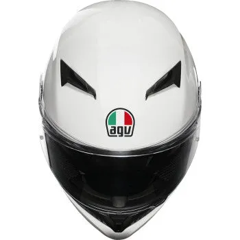 AGV K3 Full Face Helmet Mono White