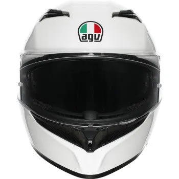 AGV K3 Full Face Helmet Mono White