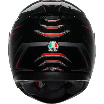 AGV K3 Full Face Helmet Syth Black/Red