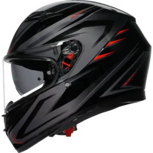 AGV K3 Full Face Helmet Syth Black/Red