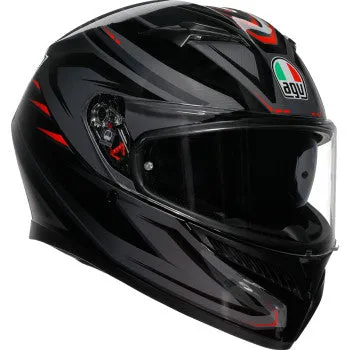 AGV K3 Full Face Helmet Syth Black/Red