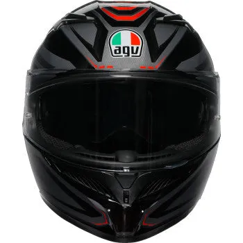 AGV K3 Full Face Helmet Syth Black/Red