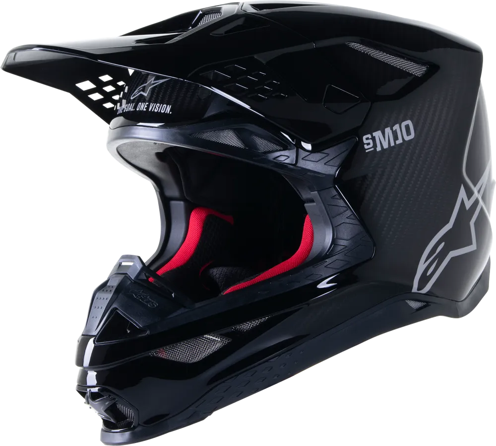 Alpinestars Supertech M10 Carbon Helmet MIPS Gloss Black