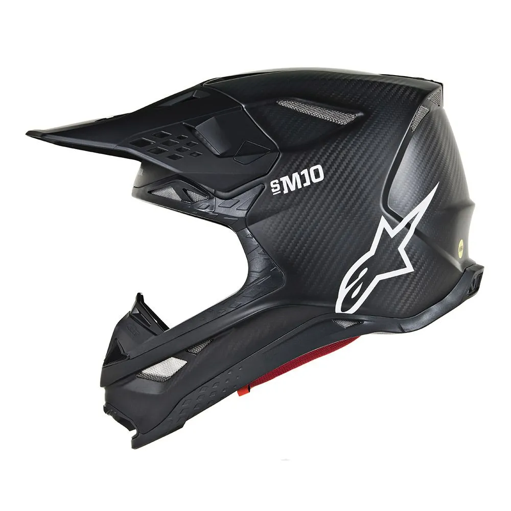 Alpinestars Supertech M10 Carbon Helmet MIPS Gloss Black