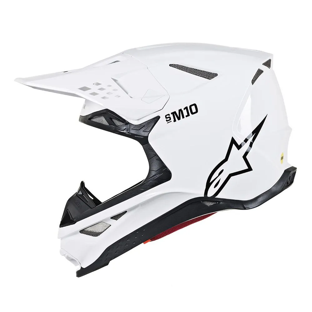 Alpinestars Supertech M10 Helmet Gloss White