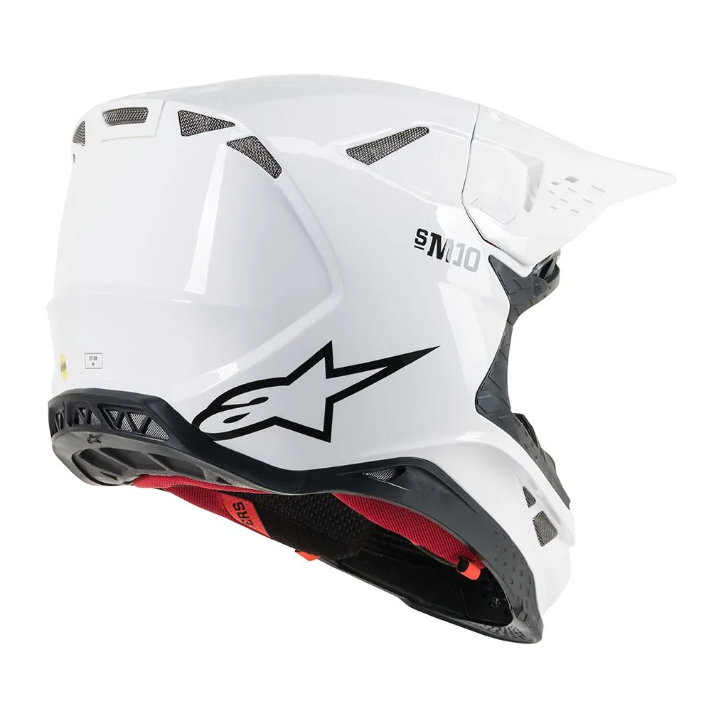 Alpinestars Supertech M10 Helmet Gloss White