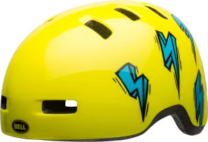 Bell Lil Ripper Child Helmet - Hi Viz-Blue Bolt - 2020