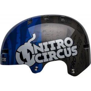 Bell Local BMX Helmet - Nitro Circus Gloss Navy-Silver