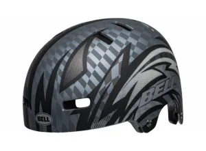 Bell Local BMX Helmet - Psycho Matt Black-Gray