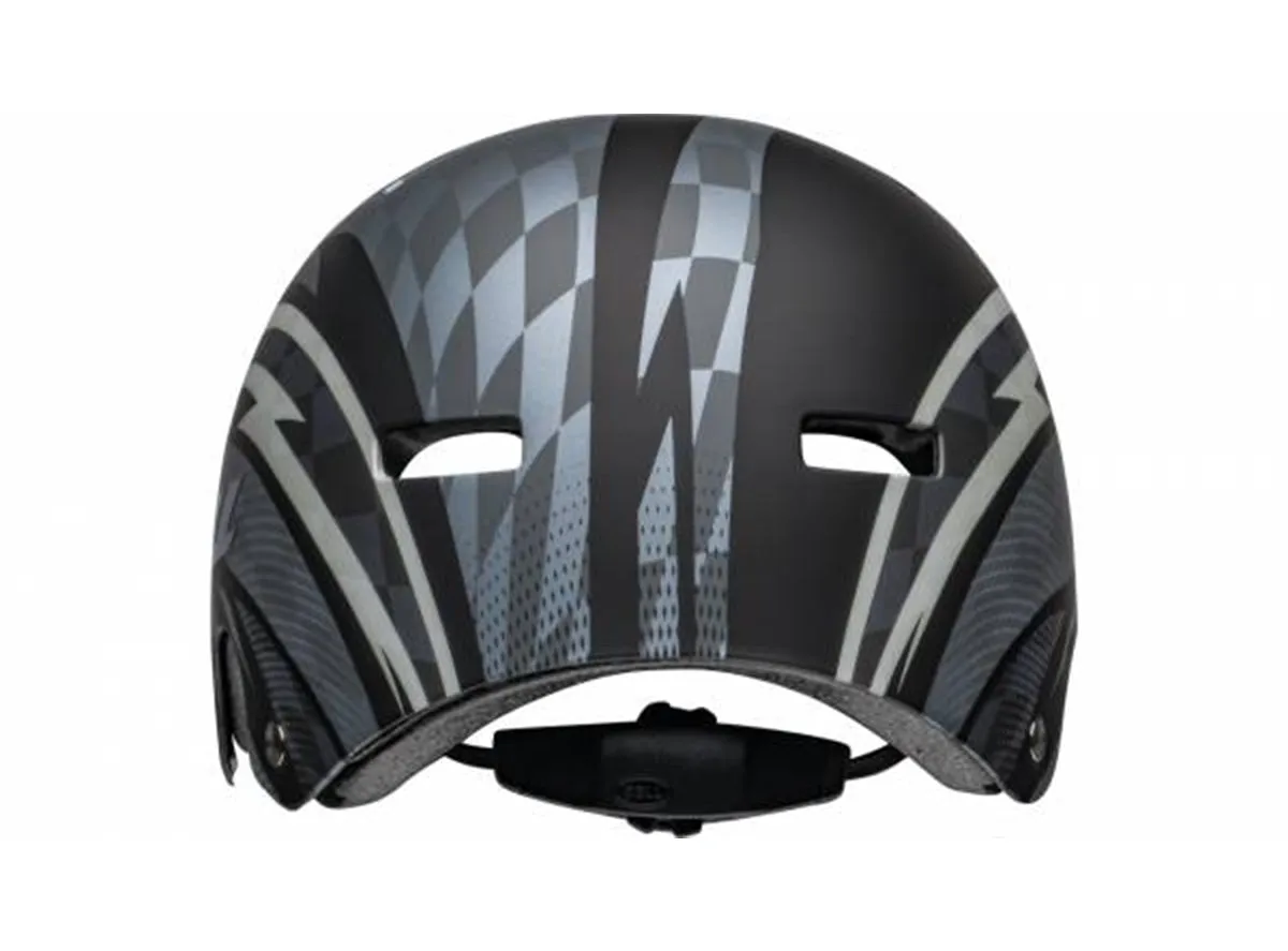 Bell Local BMX Helmet - Psycho Matt Black-Gray