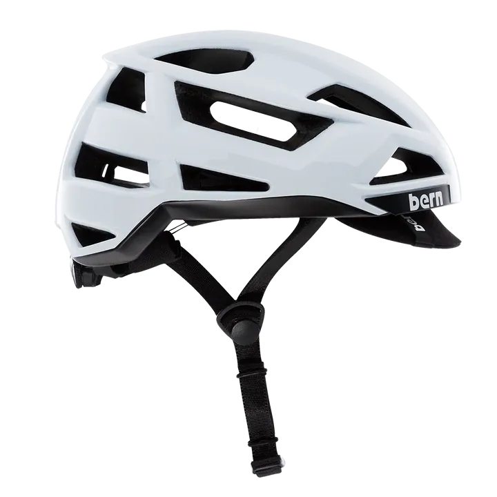Bern FL-1 Pave MIPS Helmet with Visor - Gloss White