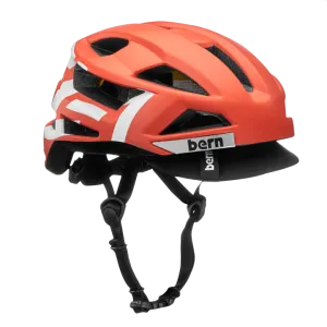 Bern FL-1 Pave MIPS Helmet with Visor - Matt Red Type