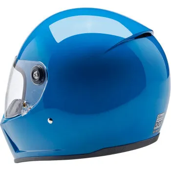 Biltwell Lane Splitter Helmet Gloss Tahoe Blue