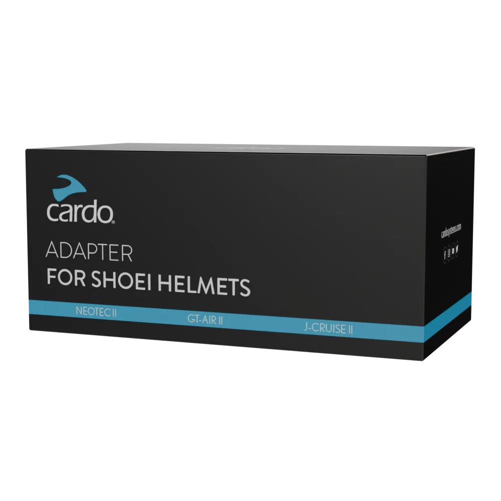 Cardo Adapter for: Shoei Neotec II, GT-Air II, and J-Cruise II