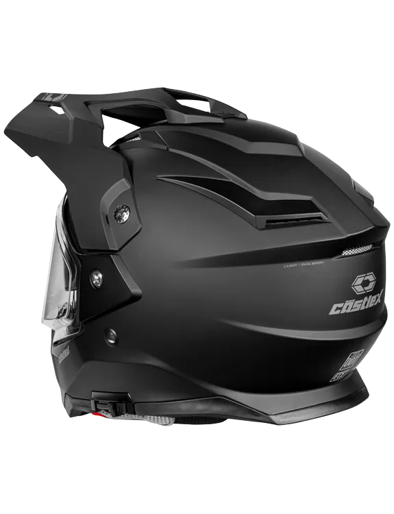 Castle CX200 Dual Sport Helmet Matte Black
