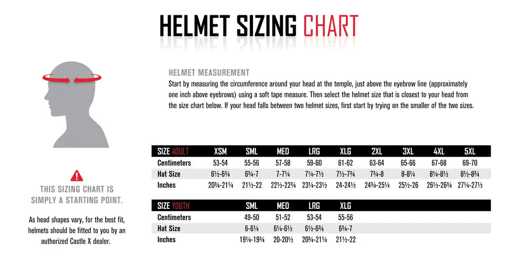 Castle X Atom SV Modular Snow Helmet Gloss Titanium