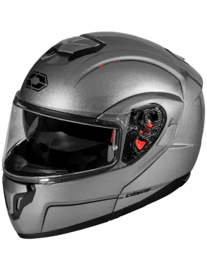Castle X Atom SV Modular Street Helmet Gloss Titanium