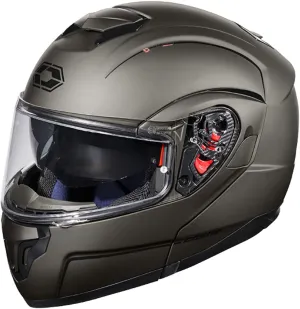 Castle X Atom SV Modular Street Helmet Matte Titanium