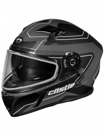 Castle X CX390 Full Face Snow Helmet Atlas Matte Charcoal