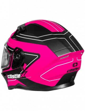 Castle X CX390 Full Face Snow Helmet Atlas Matte Pink