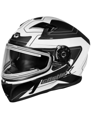 Castle X CX390 Full Face Snow Helmet Atlas Matte White Electric Shield