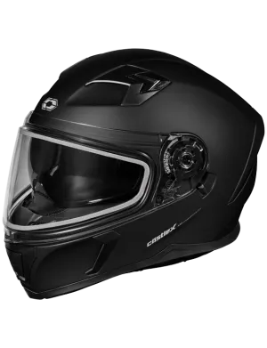 Castle X CX390 Full Face Snow Helmet Matte Black Dual Lens