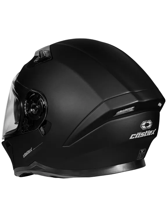 Castle X CX390 Full Face Snow Helmet Matte Black Electric Shield