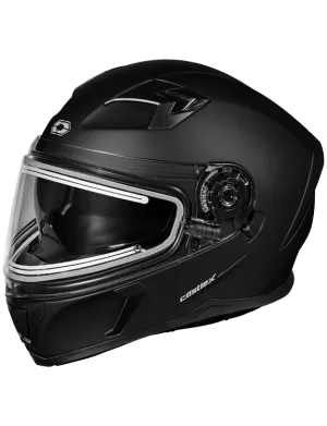 Castle X CX390 Full Face Snow Helmet Matte Black Electric Shield