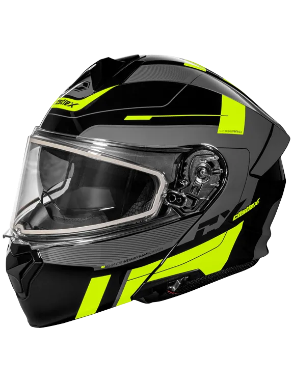 Castle X CX935 Modular Snow Helmet Raid Graphic Gloss Hi Vis Charcoal
