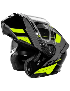 Castle X CX935 Modular Snow Helmet Raid Graphic Gloss Hi Vis Charcoal