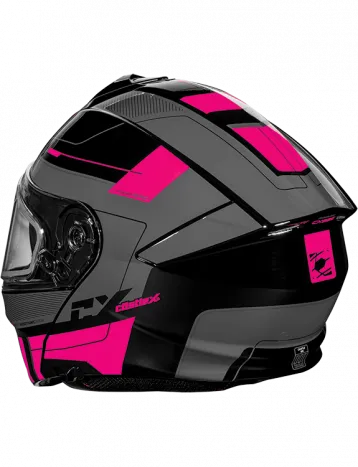 Castle X CX935 Modular Snow Helmet Raid Graphic Gloss Pink Electric Shield