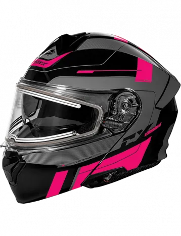 Castle X CX935 Modular Snow Helmet Raid Graphic Gloss Pink Electric Shield