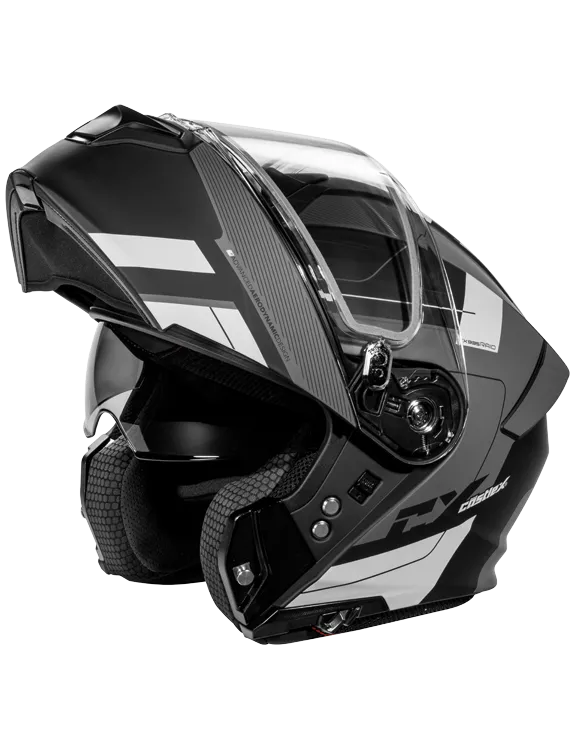 Castle X CX935 Modular Snow Helmet Raid Graphic Matte Charcoal Electric Shield