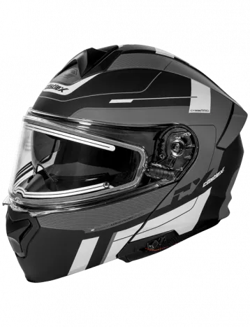 Castle X CX935 Modular Snow Helmet Raid Graphic Matte Charcoal Electric Shield