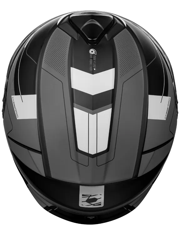 Castle X CX935 Modular Snow Helmet Raid Graphic Matte Charcoal Silver