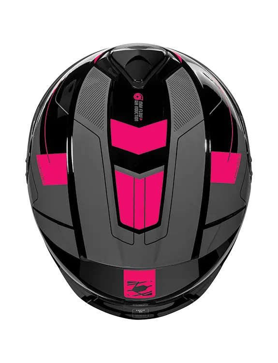 Castle X CX935 Modular Snow Helmet Raid Graphic Pink Glo Charcoal