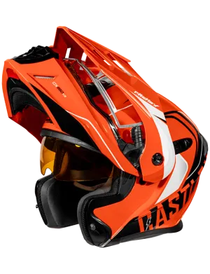 Castle X CX950 V2 Modular Electric Snow Helmet Wake Flo Orange Black