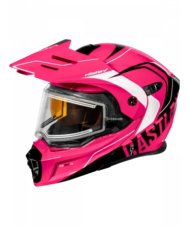 Castle X CX950 V2 Modular Electric Snow Helmet Wake Pink