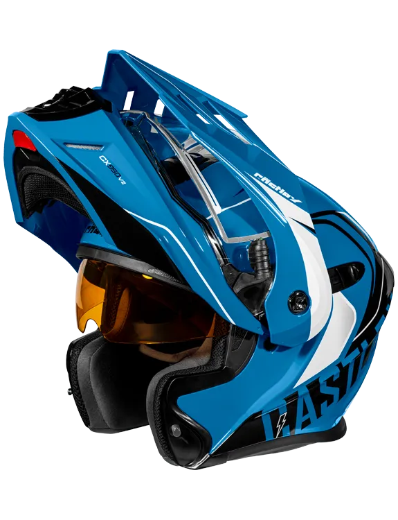 Castle X CX950 V2 Modular Electric Snow Helmet Wake Process Blue