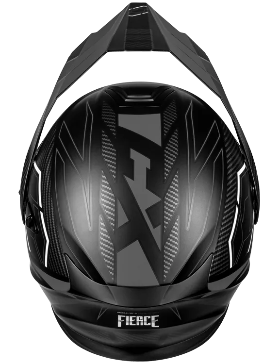 Castle X CX950 V2 Modular Snow Helmet Fierce Matte Black Charcoal