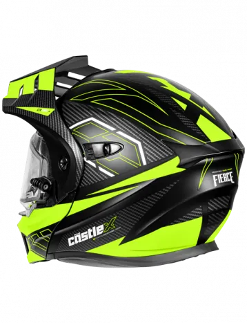 Castle X CX950 V2 Modular Snow Helmet Fierce Matte Black Hi Vis