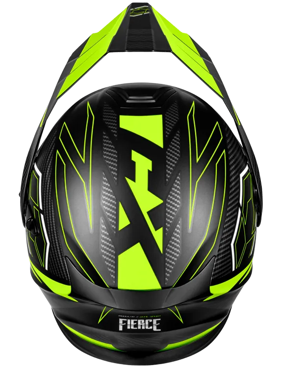 Castle X CX950 V2 Modular Snow Helmet Fierce Matte Black Hi Vis