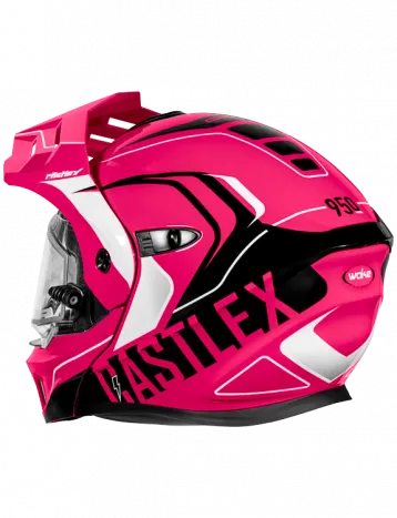 Castle X CX950 V2 Modular Snow Helmet Wake Pink Glo Black